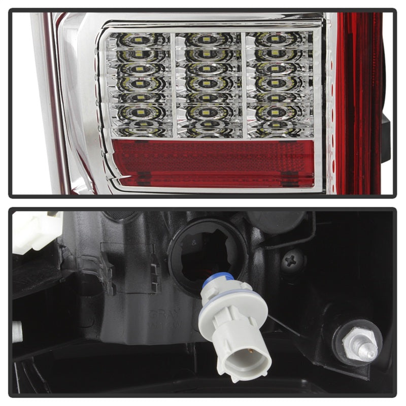 FR SPORT SPYDER xTune 16-18 Toyota Tacoma Light Bar LED Tail Lights - Chrome...