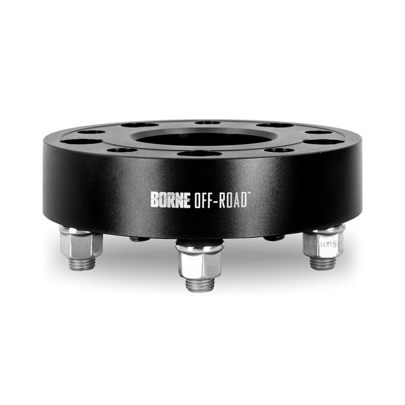 Borne Off-Road Wheel Spacers - 5x127 - 71.6 - 45mm - M14 - Black BNWS-003-450BK