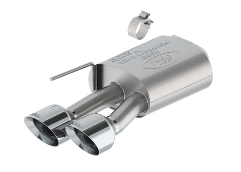 Ford Racing 2024 Mustang 5.0L Sport Non-Active Cat-Back Exhaust w/Valance - Chrome Tip M-5200-M5SCV