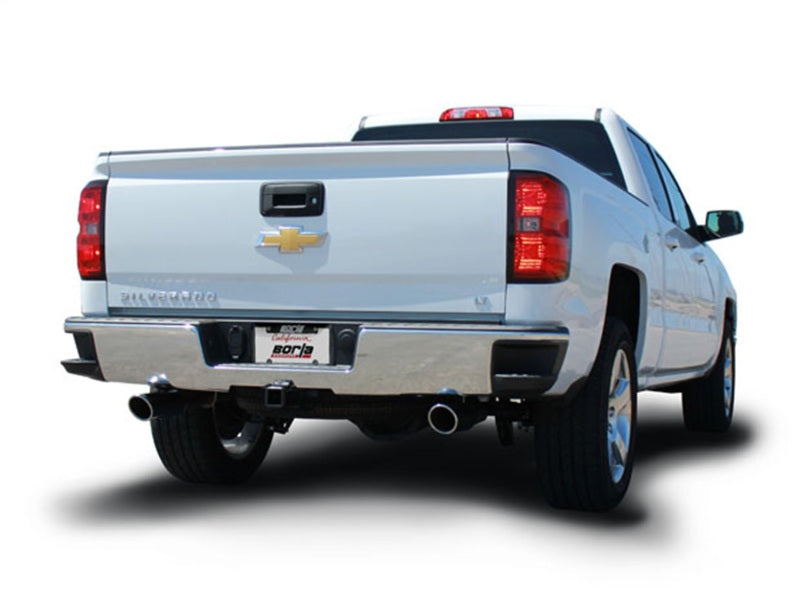FR SPORT Borla 14 Silv/Sierra 1500 EC Std/CC Short 143.5in WB ATAK Single Split Rear Exit...