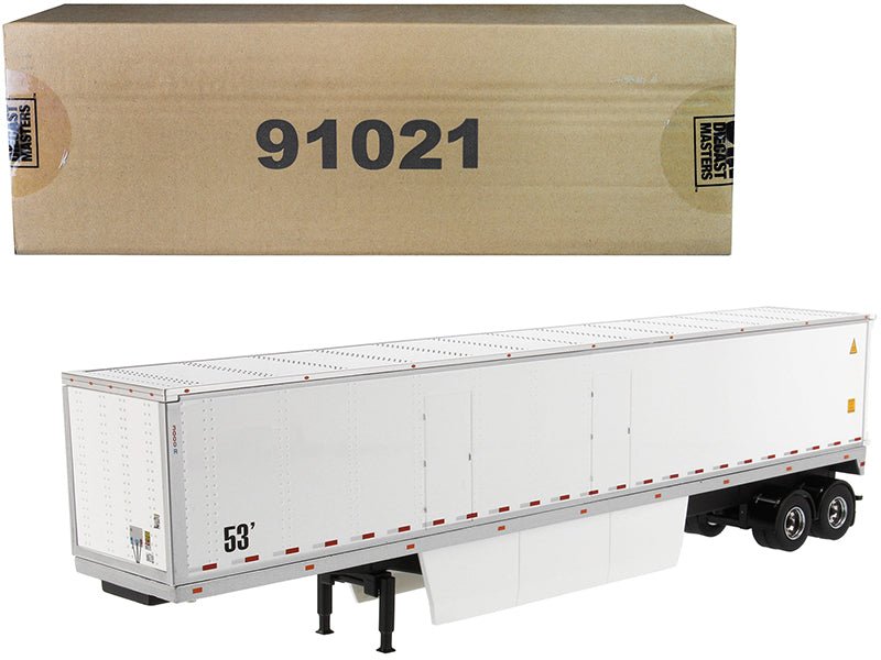 Rapid Vehicles 53' Dry Cargo Van Trailer White "Transport Series" 1/50 Diecast Model by Diecast...