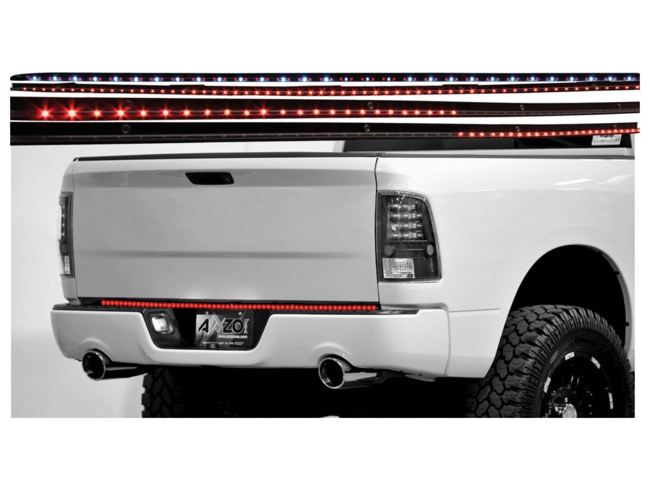 Anzo LED Tailgate Bar Universal LED Tailgate Bar w/Reverse, 60in 5 Function