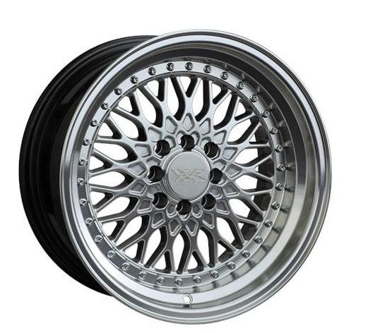 FR SPORT XXR 536 Wheel Hyper Silver / Machined Lip 17x9 +25 5x100,5x114.3