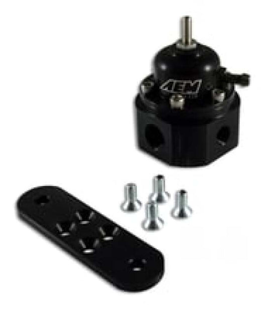 FR SPORT AEM Electronics Universal Fuel Pressure Regulator Black - View 2