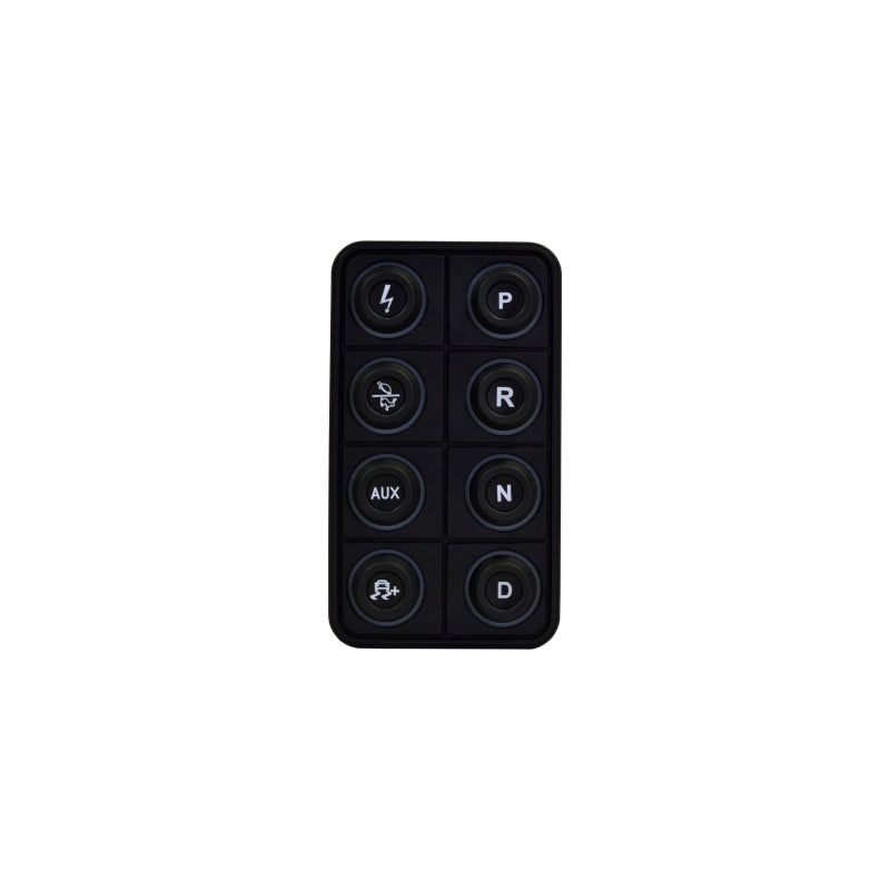 AEM EV 8 Button Keypad CAN Based Programmable Backlighting