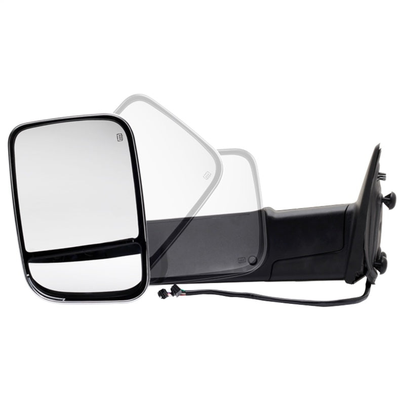 FR SPORT SPYDER Xtune Dodge Ram 1500 09-12 Extendable Power Heated Adjust Mirror Chrome HoUSing...