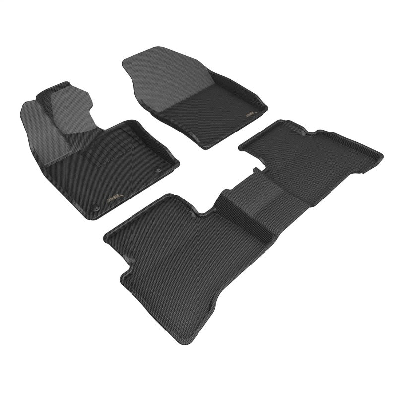 3D MAXpider 3D MAXider 2023 Toyota Prius Kagu Black Floor Mat - Row 1/2 L1TY30501509
