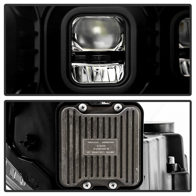 SPYDER 19-22 Dodge Ram 2500/3500 (Halogen Model Only) Proj. Headlights (PRO-YD-DR19HDHALAP-SEQ-BK) 5088604
