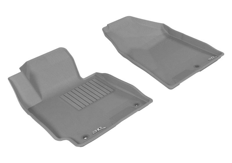 3D MAXpider 2014-2018 Kia Forte Kagu 1st Row Floormat - Gray L1KA01711501