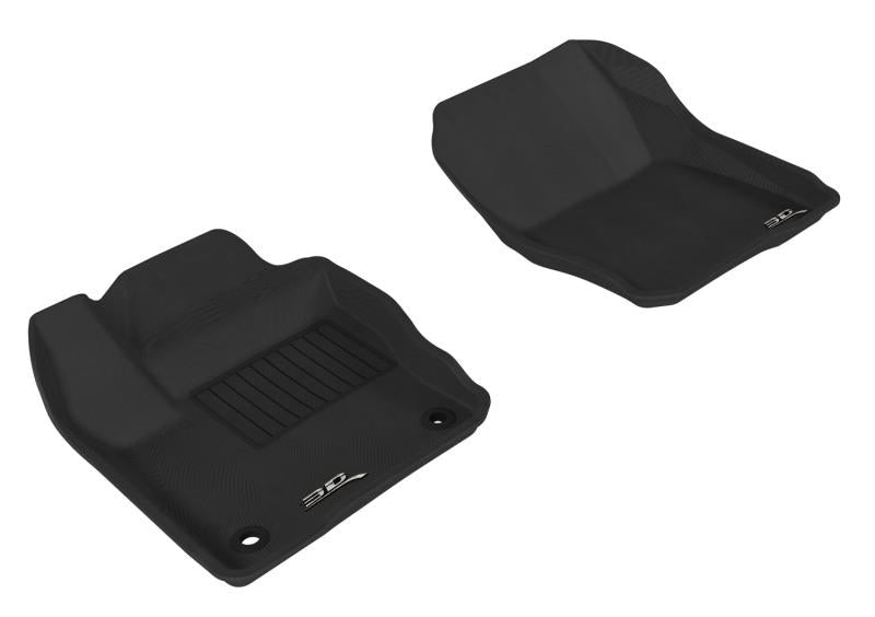 3D MAXpider 2012-2018 Ford Focus Kagu 1st Row Floormat - Gray L1FR02911501