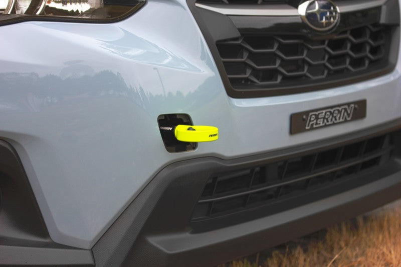 Perrin [22-26 WRX, 18-23 Crosstrek, 20-25 OBXT] Front Tow Hook Neon Yellow