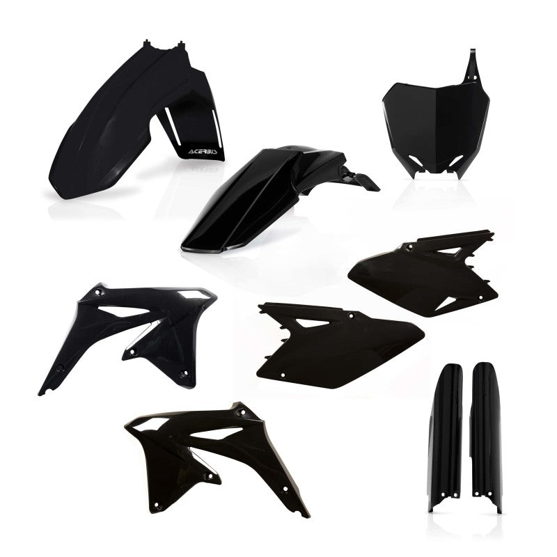 Acerbis 08-17 Suzuki RMZ450 Full Plastic Kit - Black 2198040001