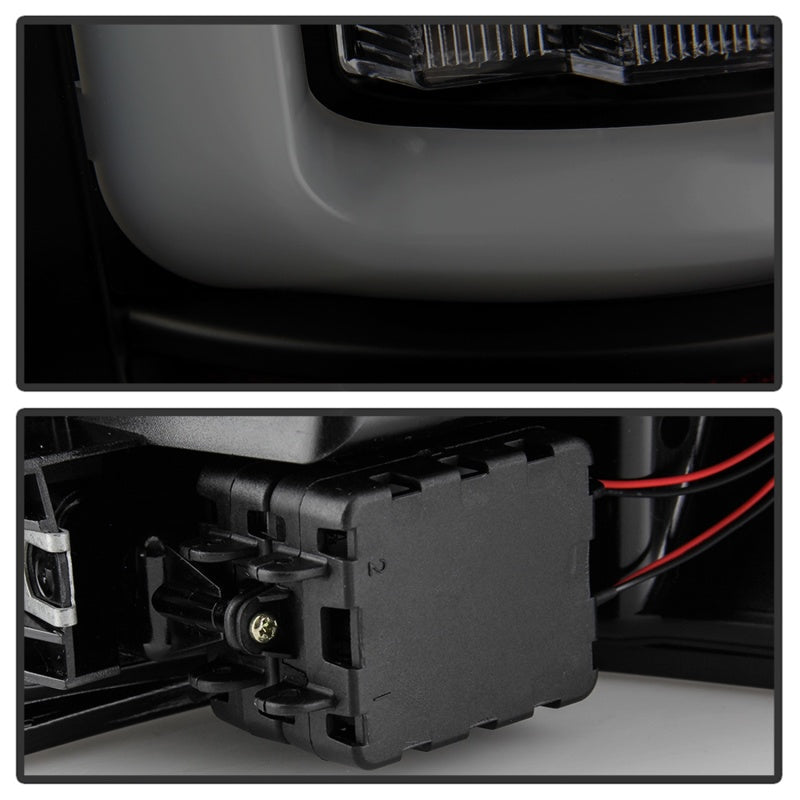 Spyder 99-04 Jeep Grand Cherokee - Light Bar Led Tail Lights - Black Smoke - ALT-YD-JGC99V3-BSM 5086150