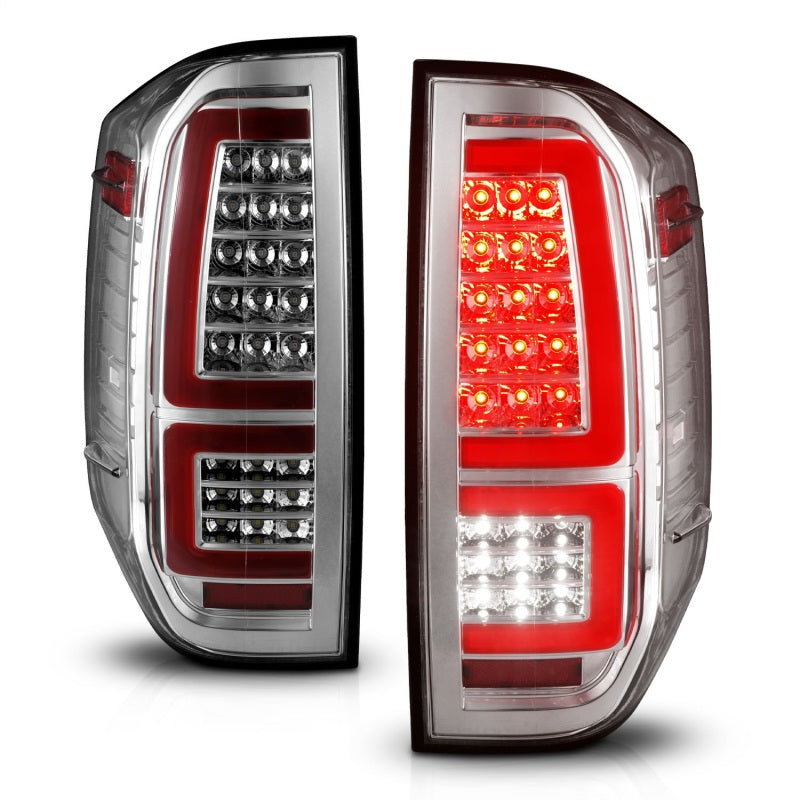FR SPORT ANZO 2014-2021 Toyota Tundra LED Taillights Chrome Housing/Clear Lens 311438 - View 8