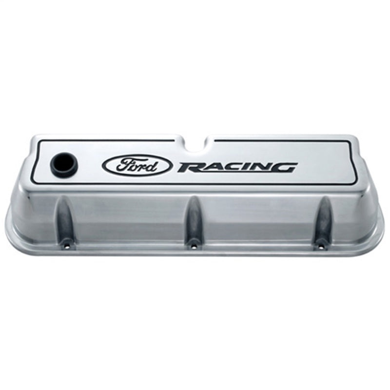 FR SPORT Ford Die Cast Alm Valve Cover Set w/Ford Racing Logo FRD302-001 - View 2