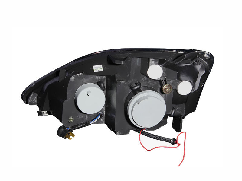 Anzo 2002-2004 Honda Civic Projector Headlights w/ Halo Black