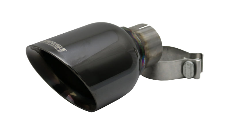 Corsa Performance Single Universal 2.5in Inlet / 4.5in Outlet Black PVD Pro-Series
