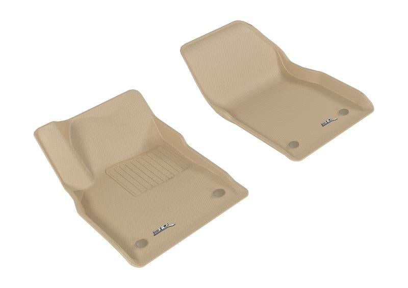 3D MAXpider 2016-2019 Buick Cascada Kagu 1st Row Floormat - Tan L1BC03211502