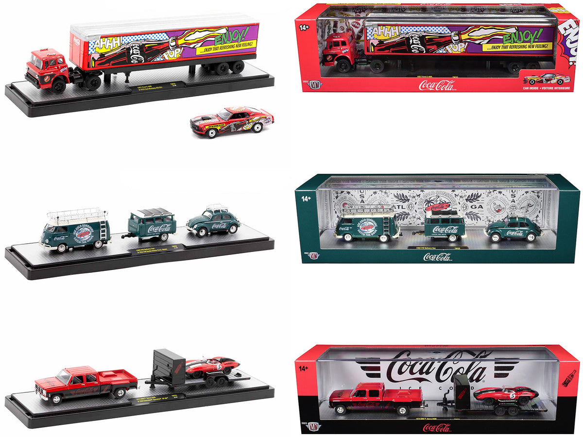 Rapid Vehicles Auto Haulers "Coca-Cola" Set of 3 pieces Release 32 Limited Edition to 7250 pieces...