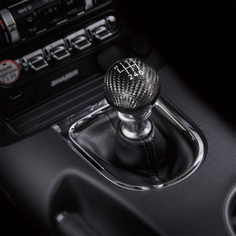 FR SPORT Ford Performance Parts 2015-2017 Mustang Carbon Fiber Shift Knob 6 Speed - View 4