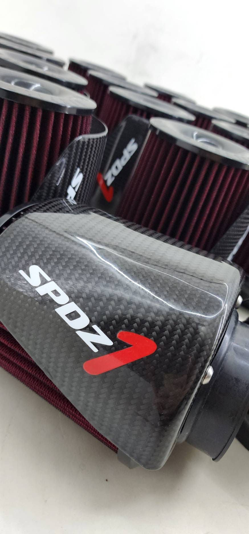Speedzone Performance LLC SPDZ1 Carbon Cover High Velocity 3" Inlet Intake Filter - View 9
