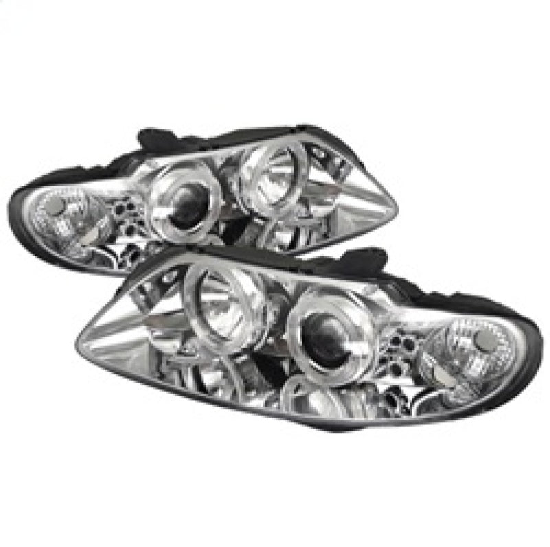 FR SPORT Spyder Pontiac GTO 04-06 Projector Headlights LED Halo LED Chrome High H1 Low H1...