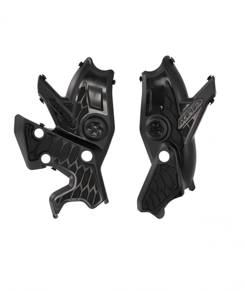 Acerbis 19+ Yamaha Tenere 700 Frame Guards- X-Grip - Black 2911460001
