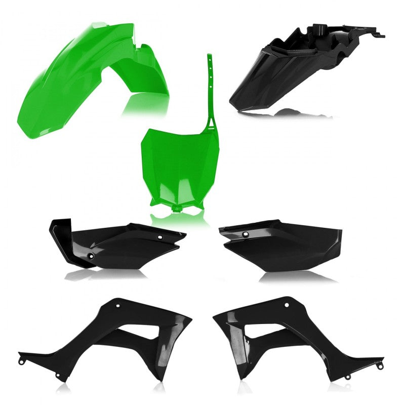 Acerbis 19+ Honda CRF110F Full Plastic Kit - Green/Black 2861931089