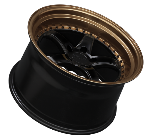 FR SPORT XXR 565 Wheel Black / Bronze Lip 18x9.5 +20 5x4.5 - View 2