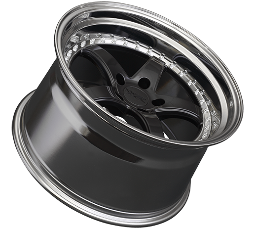 XXR 565 Wheel Graphite / Platinum Lip 20x10.5 +25 5x4.5