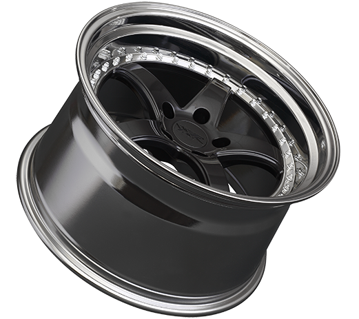 FR SPORT XXR 565 Wheel Graphite / Platinum Lip 18x9.5 +38 5x120 - View 2
