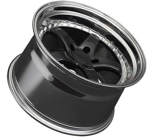XXR 565 Wheel Graphite / Platinum Lip 20x9 +20 5x4.5