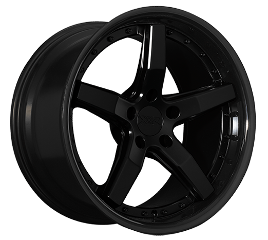 XXR 569 Wheel Flat Black / Gloss Black Lip 20x10.5 +25 5x4.5