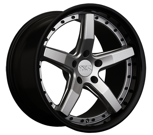 FR SPORT XXR 569 Wheel Silver / Gloss Black Lip 20x10.5 +40 5x120