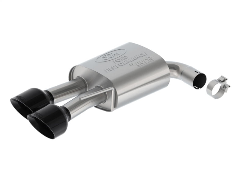 Ford Racing 2024 Mustang 5.0L Extreme Non-Active Cat-Back Exhaust w/Valance - Black Tip M-5200-M5EBV