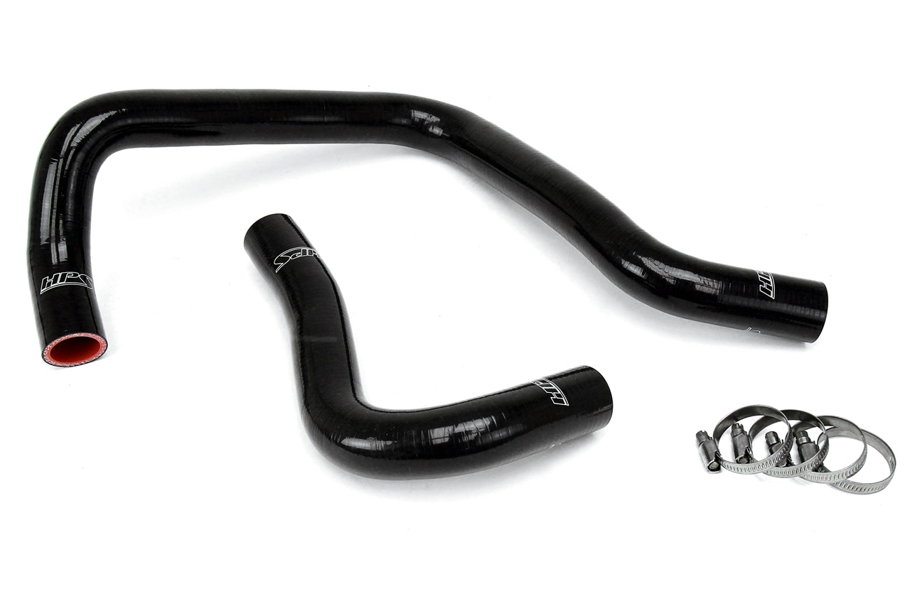 HPS Performance HPS Black Reinforced Silicone Radiator Hose Kit Coolant Acura 94-01 Integra LS RS GS GSR