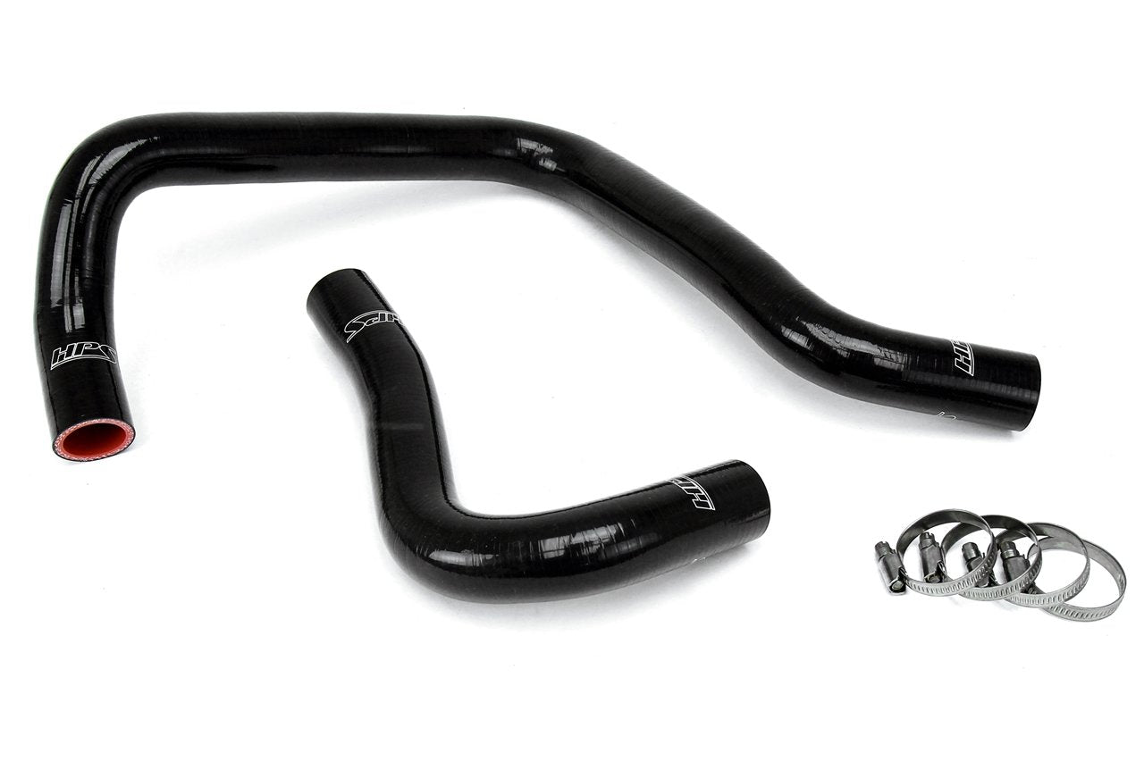 HPS Performance HPS Black Reinforced Silicone Radiator Hose Kit Coolant Acura 94-01 Integra B20