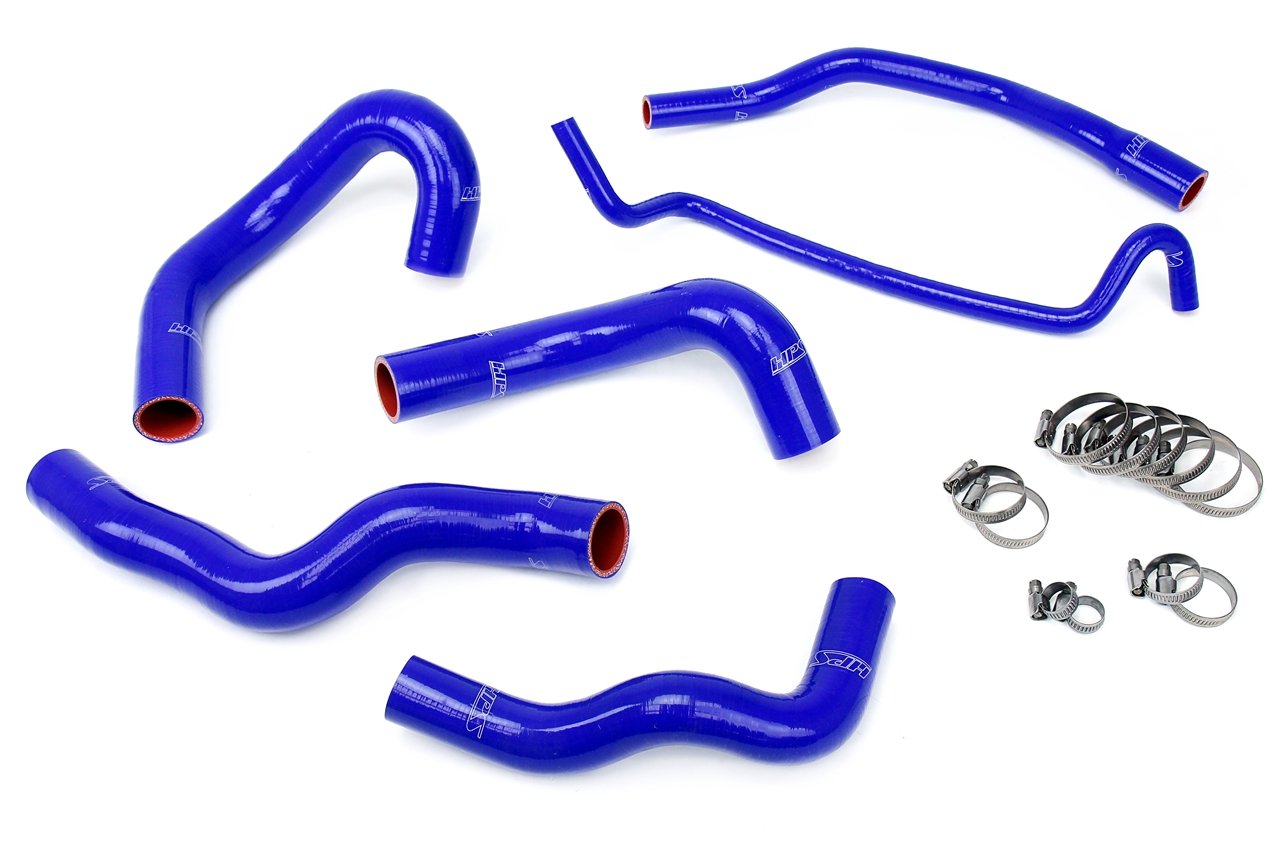 HPS Performance HPS Silicone Radiator Coolant Hose Kit Ford 2005-2006 Mustang V8, 57-1013