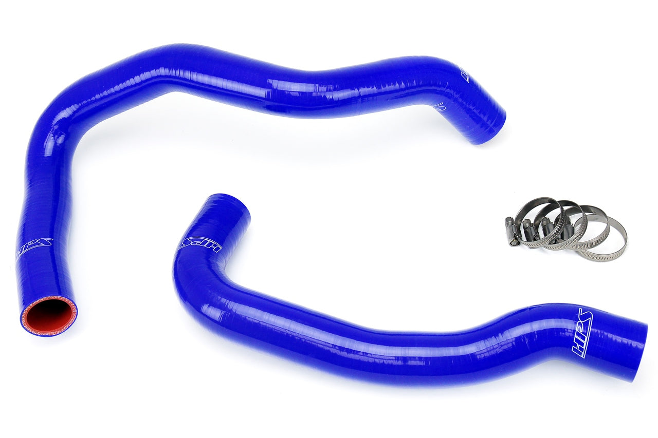 HPS Performance HPS Blue Reinforced Silicone Radiator Hose Kit Coolant Nissan 89-98 240SX w/ KA