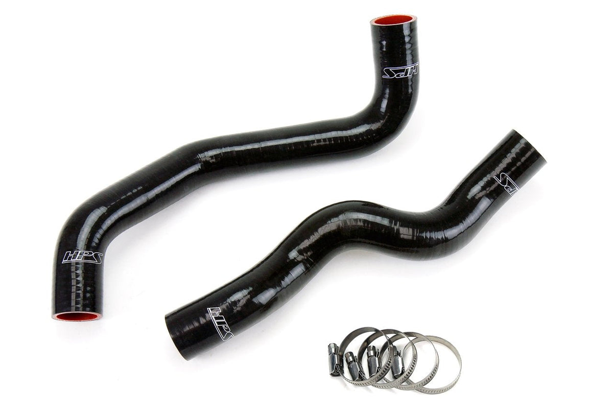 FR SPORT HPS Black Reinforced Silicone Radiator Hose Kit Coolant Infiniti 2014-2015 Q60