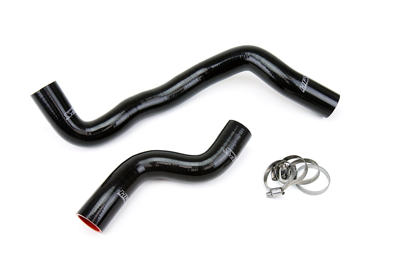 HPS Performance Products HPS Black Reinforced Silicone Radiator Hose Kit Coolant Nissan 91-99 Sentra w/ SR