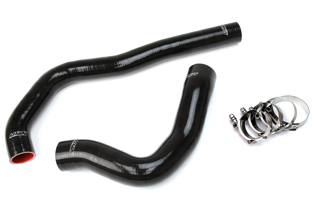 HPS Performance HPS Black Reinforced Silicone Radiator Hose Kit Coolant Dodge 99-02 Ram Pickup 5.9L Diesel Cummins