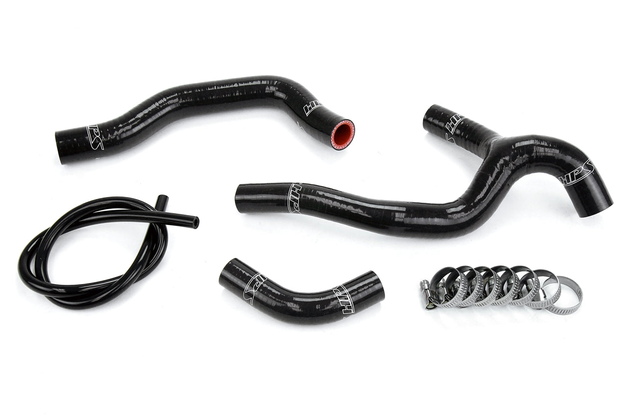 HPS Performance HPS Black Reinforced Silicone Radiator Hose Kit Coolant Honda 05-08 CRF450R
