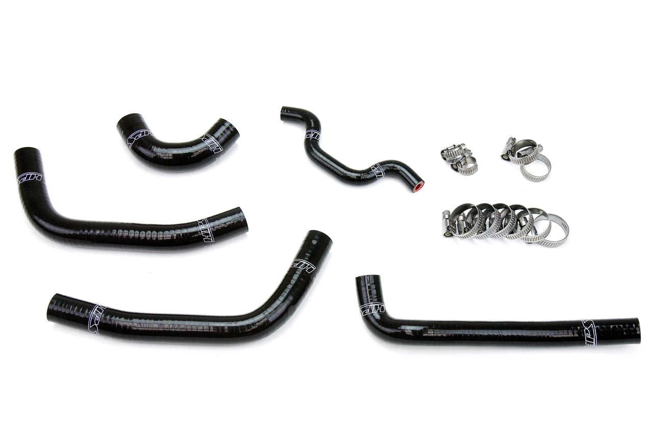 HPS Performance HPS Black Reinforced Silicone Radiator Hose Kit Coolant Kawasaki 09-10 KX250F