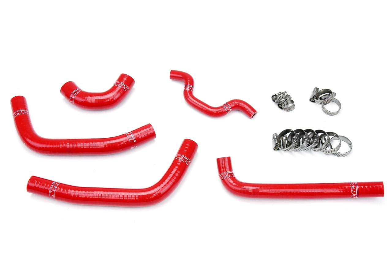 HPS Performance HPS Red Reinforced Silicone Radiator Hose Kit Coolant Kawasaki 09-10 KX250F