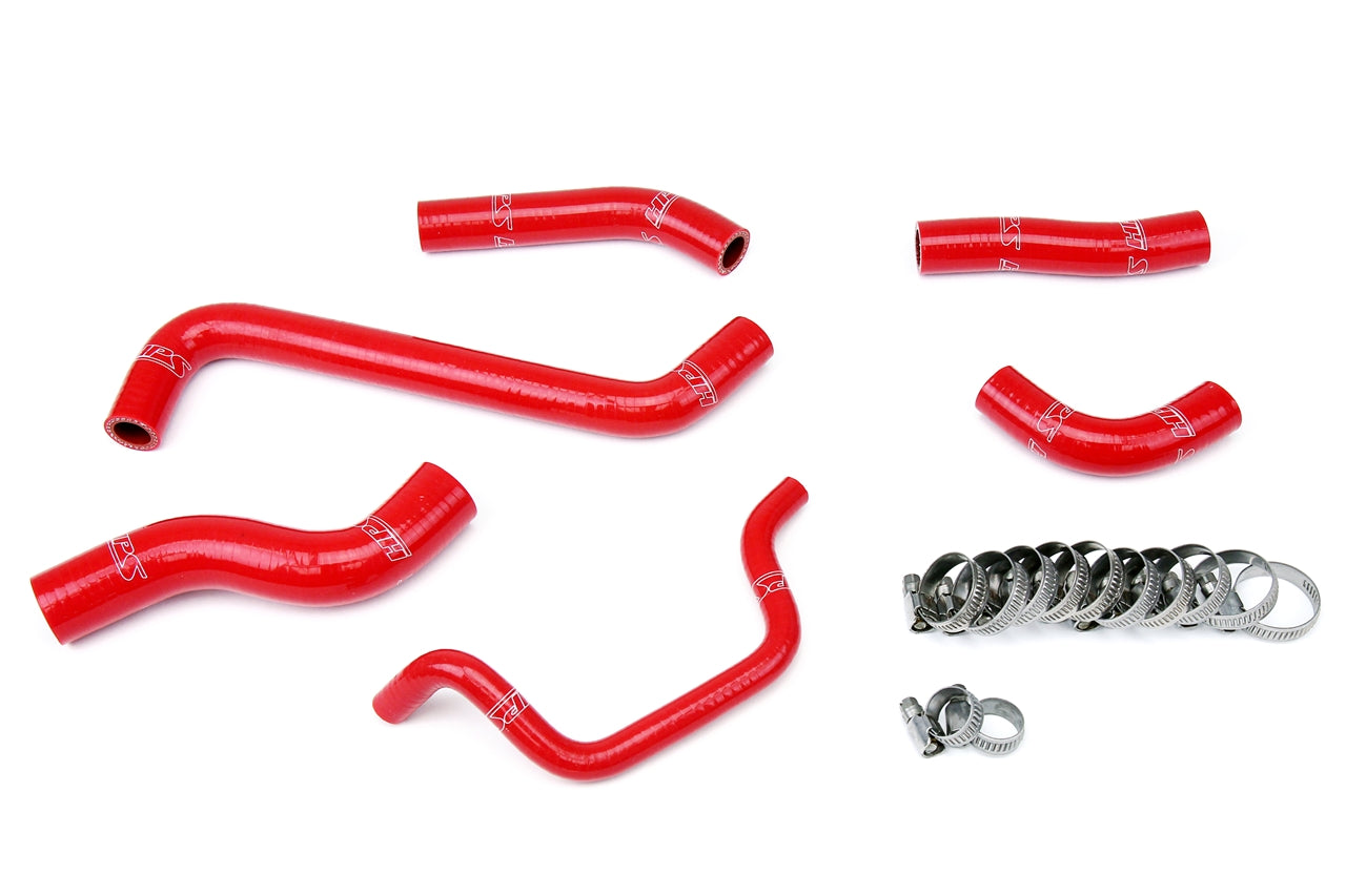 HPS Performance HPS Red Reinforced Silicone Radiator Hose Kit Coolant Kawasaki 10-11 KX450F