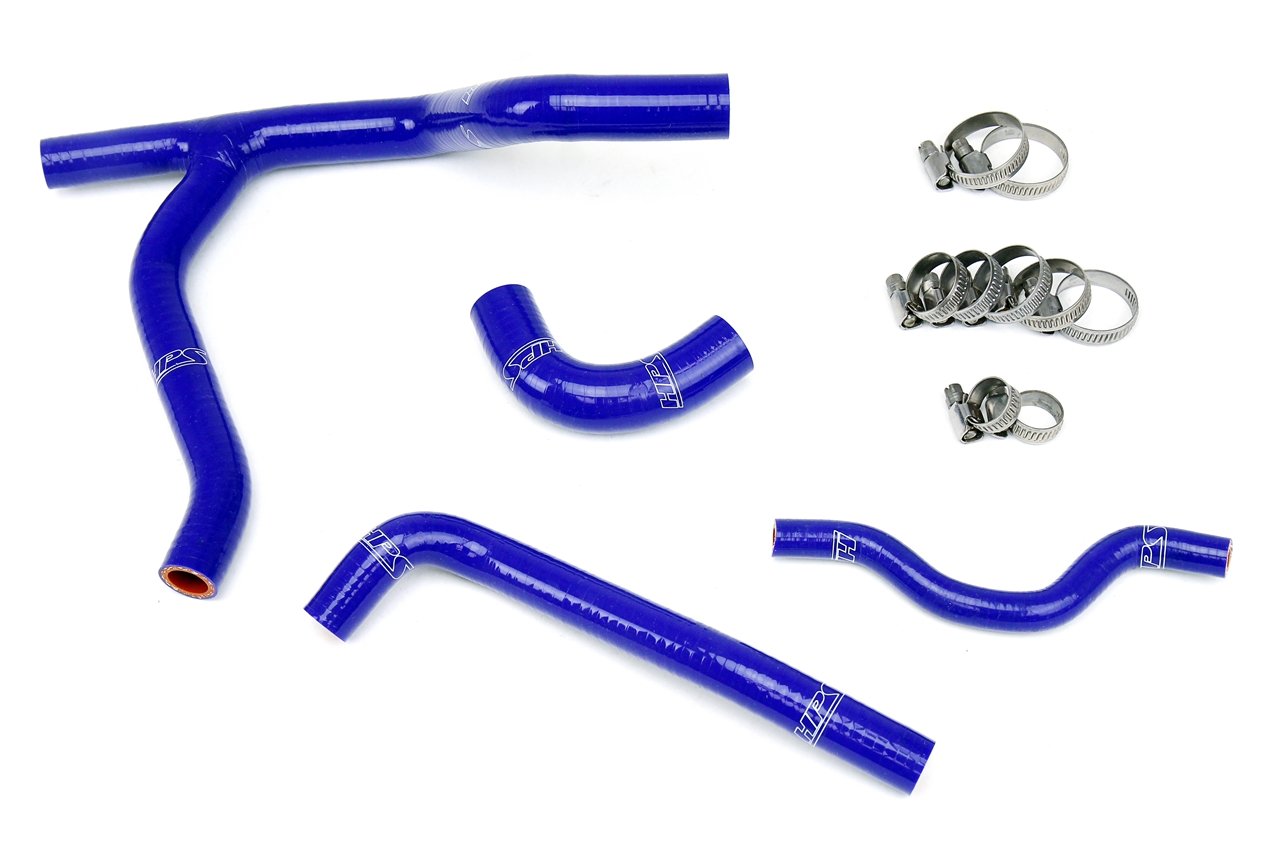 HPS Performance Products HPS Silicone Radiator Coolant Hose Kit Kawasaki 2006-2008 KX250F, 57-1245