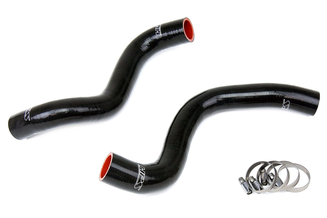 HPS Performance HPS Black Reinforced Silicone Radiator Hose Kit Coolant Toyota 09-13 Prius 1.8L