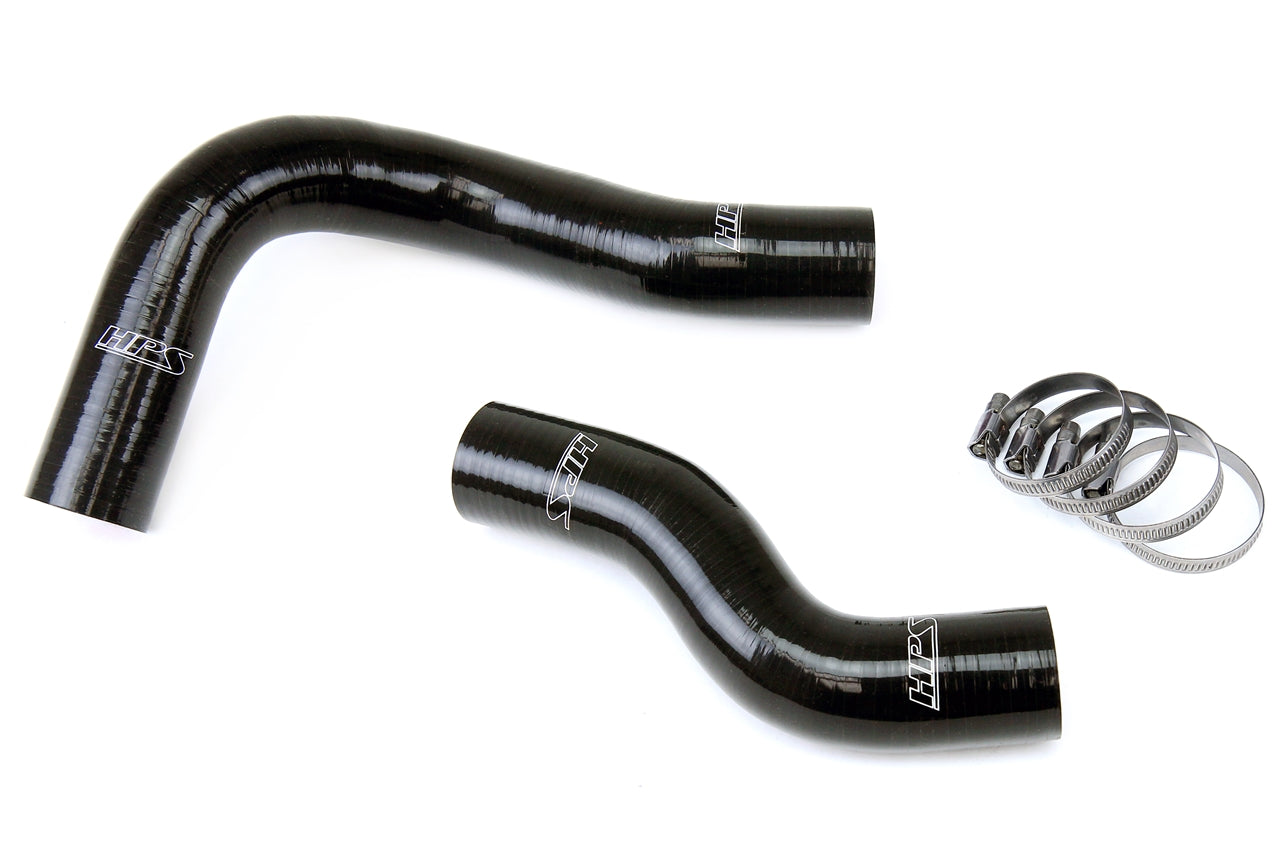 HPS Performance HPS Black Reinforced Silicone Radiator Hose Kit Coolant Lexus 08-13 ISF V8 5.0L