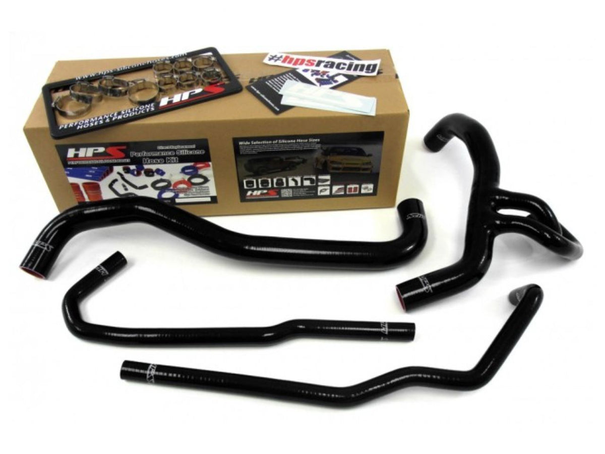 FR SPORT HPS Performance Products HPS Black Reinforced Silicone Radiator Hose Kit Coolant Ford...